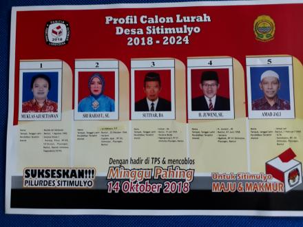 Profil Calon Lurah Desa Sitimulyo Tahun 2018-2024